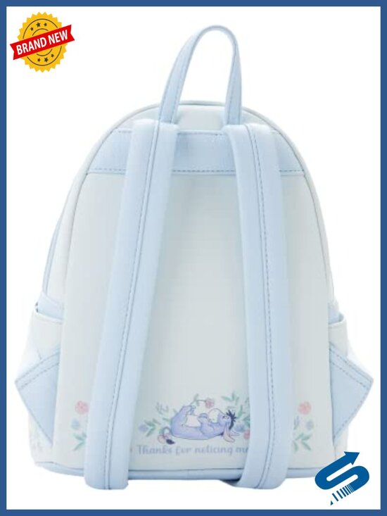 Mini Backpack Faux Leather Floral Print Adjustable Straps Daypack main image 6
